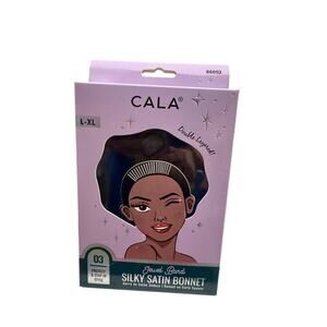 K-Care Cala Satin Comfort Silky Bonnet (Jewel Band)*Nighttime Bonnet